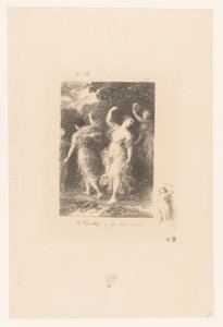 Bacchantes Dancing and Making Music by Ignace Henri Jean Fantin Latour