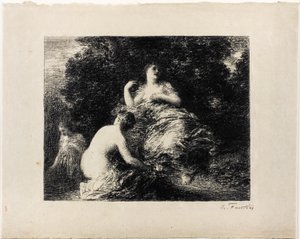 Bathing Women by Ignace Henri Jean Fantin Latour