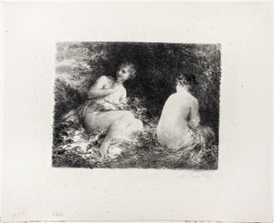 Bathing Women, Second Medium Plate