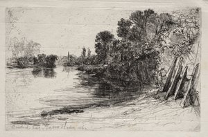Brentford Ferry by Ignace Henri Jean Fantin Latour