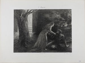 Debut of the Valkyrie by Ignace Henri Jean Fantin Latour