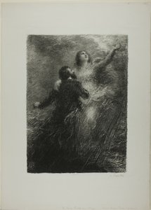 Finale of the Flying Dutchman, Second Plate by Ignace Henri Jean Fantin Latour