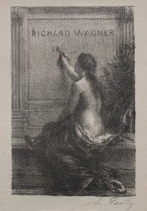 Immortality by Ignace Henri Jean Fantin Latour