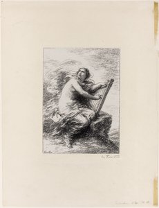 Inspiration, First Plate by Ignace Henri Jean Fantin Latour