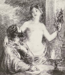The Musician by Ignace Henri Jean Fantin Latour
