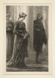 The Mastersingers of Nuremberg: Act I, Meeting of Walther and D by Ignace Henri Jean Fantin Latour