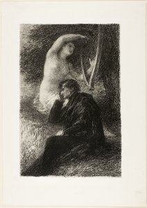 Lélio: The Aeolian Harp, from Hector Berlioz, sa vie et ses oeuvres by Ignace Henri Jean Fantin Latour