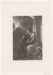 Lohengrin and Elsa Embrace in the Bridal Suite