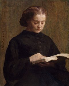 Portrait of Mademoiselle Marie Fantin-Latour, 1859 by Ignace Henri Jean Fantin Latour