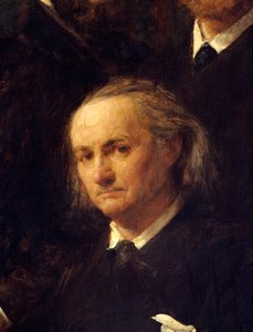 Portrait of the Poet Charles Baudelaire (Detail) by Ignace Henri Jean Fantin Latour