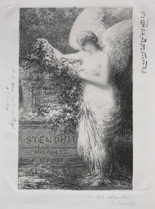 To Stendhal by Ignace Henri Jean Fantin Latour