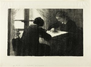 The Embroiderers, second plate
