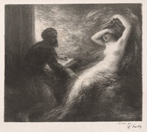 The Evocation of Kundry by Ignace Henri Jean Fantin Latour