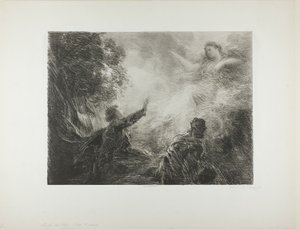 The Fairy of the Alps, first plate by Ignace Henri Jean Fantin Latour
