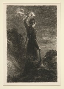 Tristan and Isolde: Act II, Signal in the Night by Ignace Henri Jean Fantin Latour
