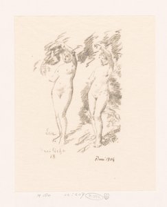 Two Studies of Eve by Ignace Henri Jean Fantin Latour
