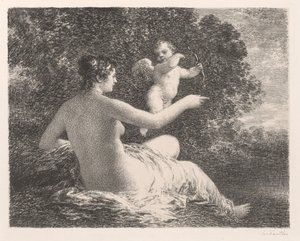 Venus and Cupid by Ignace Henri Jean Fantin Latour