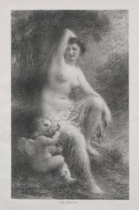 Venus and Cupid by Ignace Henri Jean Fantin Latour