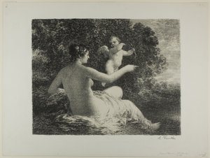 Venus and Cupid, Large Plate