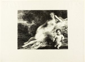 Venus and Cupid, second plate