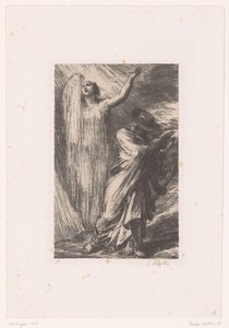 Wotan Summons the Earth Goddess Erda (Life and Works of Richard Wagner) by Ignace Henri Jean Fantin Latour