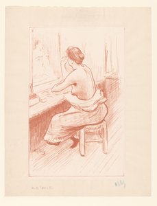 Woman at Her Toilet by Henri Gabriel Ibels
