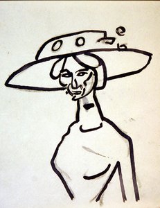 A Broad-Brimmed Hat by Henri Gaudier Brzeska