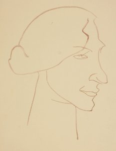 Sophie in Profile by Henri Gaudier Brzeska
