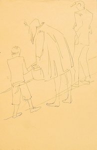 At the Zoo by Henri Gaudier Brzeska