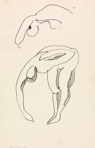 Bowing Figure by Henri Gaudier Brzeska