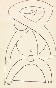Figure Study for a Relief Design by Henri Gaudier Brzeska