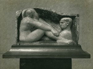 Odalisque (Man and Woman) by Henri Gaudier Brzeska