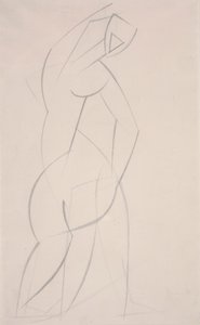 Untitled (Study for Red Stone Dancer) by Henri Gaudier Brzeska