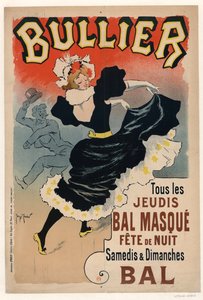 Bullier, Every Thursday Masquerade Ball, Night Festival by Henri Georges Meunier