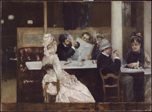 Cafe Scene in Paris