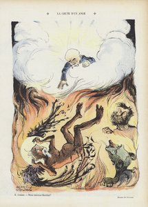 The fall of an angel. Illustration for Le Rire