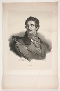 Portrait of Antonio Canova by Henri Grevedon