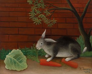 Rabbit by Henri J.F. 1844 1910 Rousseau