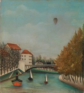 River Scene with Balloon