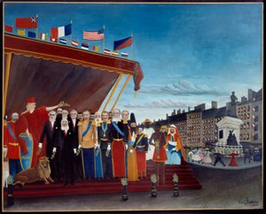 Representative of Foreign Powers Saluting the Republic as a Sign of Peace by Henri J.F. Rousseau