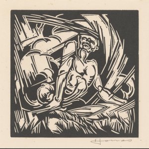 Personification of the Wind by Henri Jonas (signed by artist)