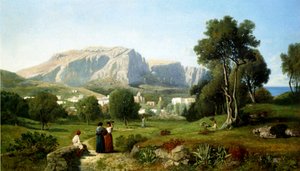 Capri by Henri Joseph Harpignies