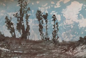 Poplars, c1839-1916, 1924