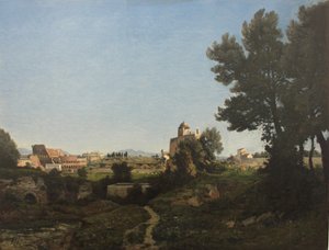 View of Rome from the Palatine Hill by Henri Joseph Harpignies