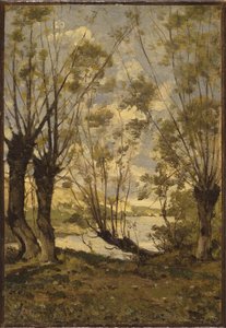 Willows on the Banks of the Loire, 1893 by Henri Joseph Harpignies
