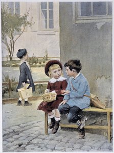 Free Trade - watercolor by Geoffroy in 