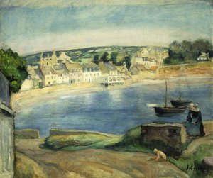 Breton Landscape at Miget by Henri Lebasque