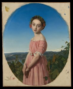 Faustine Léo (1832–1865) by Henri Lehmann