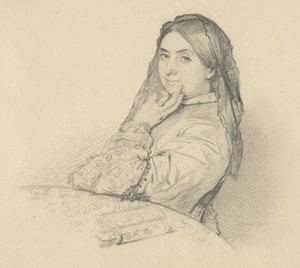 Portrait of his Mother by Henri Lehmann