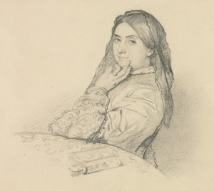 Portrait of His Mother by Henri Lehmann